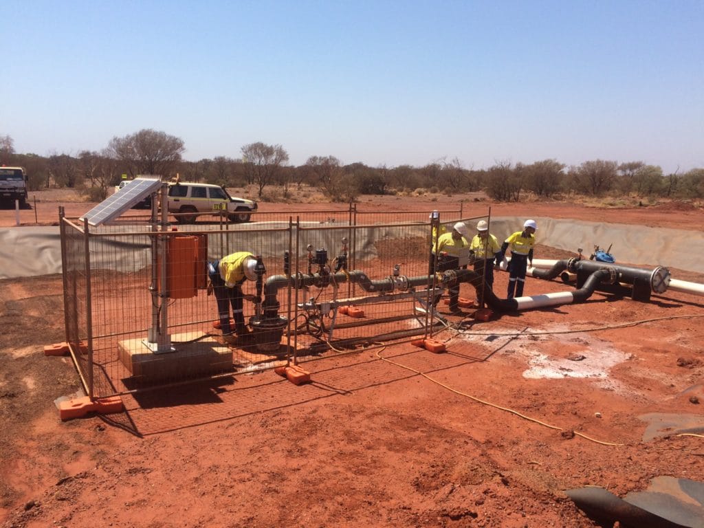 FMG Iron Bridge Construction Water Supply
